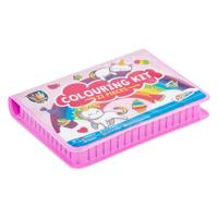 Grafix Kleurkoffer klein eenhoorn, 22dlg. - thumbnail