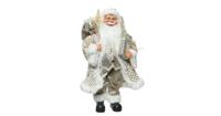 Kerstman pes l20b30h60 cm zilver Decoris - Decoris - thumbnail