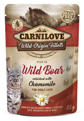 Carnilove pouch wild boar kattenvoer 24x85 gr