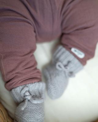 Lodger babyslofjes Merino Wol Drizzle Lodger babyslofjes Merino Wol Drizzle