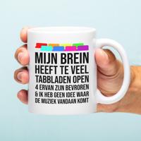Mok Mijn brein heeft te veel tabbladen open - thumbnail