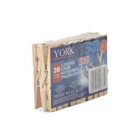 Cleany Wasknijpers Hout 20st - thumbnail