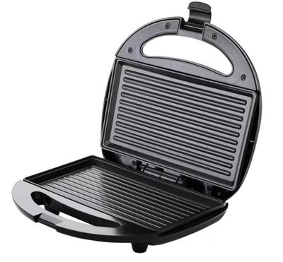 Tosti-ijzer Zwart/Zilver Elektrisch 750W Anti-aanbak Tosti-ijzer Zwart/Zilver Elektrisch 750W Anti-aanbak