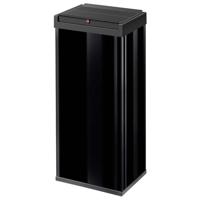 Hailo Bix-Box Swing XL 8602410 Afvalbak 52 l Plaatstaal (l x b x h) 340 x 339 x 763 mm Zwart Met zelfsluitende zwenkdeksel 1 stuk(s) - thumbnail