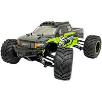 Blackzon Groen Brushed 1:12 RC auto Elektro Monstertruck 4WD 2,4 GHz Incl. accu en lader, Met lichteffect - thumbnail