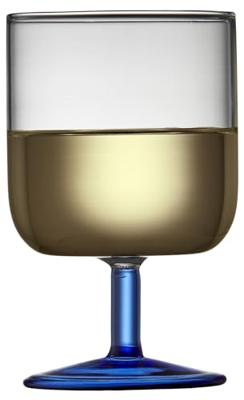 Lyngby - Torino - Wijnglas S/2 0,30l Blauw Lyngby - Torino - Wijnglas S/2 0,30l Blauw