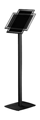 Europel info vloerstandaard voor ft A4, zwart