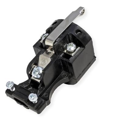 Bachmann 913.175 Koppeling met randaarde Rubber, Silicone 250 V Zwart IP20