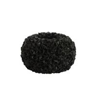 Light & Living Vaas 'Phylia' ø38cm, kleur Mat Zwart - thumbnail