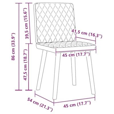 Eetkamerstoelen 2 st linnen Eetkamerstoelen 2 st linnen