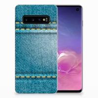 Samsung Galaxy S10 | Sillicone Back Cover | Jeans - thumbnail