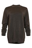 Maicazz Road Wi25.70.212 T-shirt Lange Mouw Brown Lurex - thumbnail