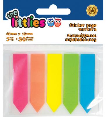 The Littlies paginamarkers junior 4,8 cm papier 5 stuks The Littlies paginamarkers junior 4,8 cm papier 5 stuks