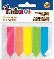 The Littlies paginamarkers junior 4,8 cm papier 5 stuks - thumbnail