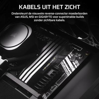 Corsair FRAME 4000D LCD RS ARGB Midi-tower PC-behuizing Zwart