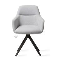 Jesper Home Eetkamerstoel 'Kinko' Turn Black, Draaibaar, kleur Cloud - thumbnail