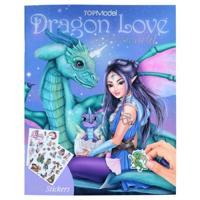 Van Der Doelen Topmodel stickerworld stickerboek dragon love - thumbnail