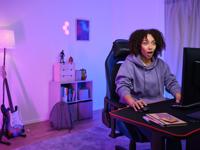 Trust GXT714B Ruya Gaming Chair Gaming stoel Blauw - thumbnail