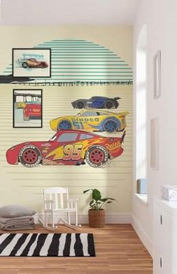 Kunstdruk Cars - Lightning McQueen - 50x40cm Kunstdruk Cars - Lightning McQueen - 50x40cm
