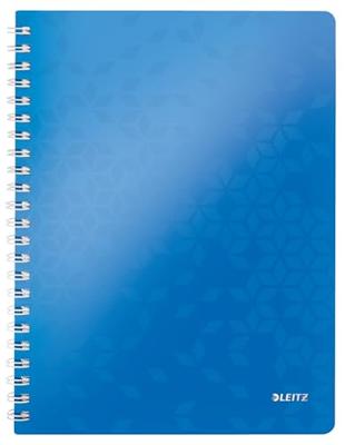 Leitz WOW schrift ft A4, gelijnd, blauw Leitz WOW schrift ft A4, gelijnd, blauw