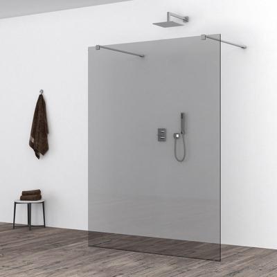 Wiesbaden Slim Inloopdouche 160x200cm Nano-Coating Rookglas