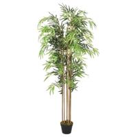 VidaXL Kunstplant bamboe 730 bladeren 120 cm groen - thumbnail