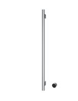 Hotbath &MORE set van 1 rails RARV135 ROUND135 cm met separate schakelaar en inbouw element Chroom (RARV135-1CR) - thumbnail