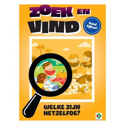 Selecta hobbyboek Welke zijn hetzelfde? junior 30 x 21 cm papier
