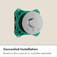 Hansgrohe Ecostat Comfort S inbouwthermostaat - 2 functies - brushed bronze (brons) 33715140 - thumbnail