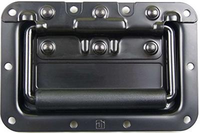 Adam Hall 34082BLK Inbouw handvat normaal zwart 8mm
