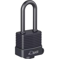 Basi 6151-5000 Hangslot 59 mm Verschillend sluitend Zwart Sleutelslot - thumbnail
