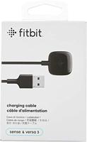 Official Fitbit Versa 3 / Sense Charging Cable ,Black - thumbnail