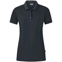 JAKO C6321D Polo Organic Stretch Dames - Antraciet - 44 - thumbnail