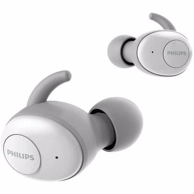 Philips T3215WT/00 In-Ear Oordopjes met Microfoon, Volledig Draadloze Oordopjes Bluetooth (Spraakassistent, Lange Afspeeltijd, Spatwaterbestendig IPX4, USB-C-Oplaadetui) Wit - 2020/2021 Model