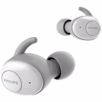 Philips T3215WT/00 In-Ear Oordopjes met Microfoon, Volledig Draadloze Oordopjes Bluetooth (Spraakassistent, Lange Afspeeltijd, Spatwaterbestendig IPX4, USB-C-Oplaadetui) Wit - 2020/2021 Model - thumbnail