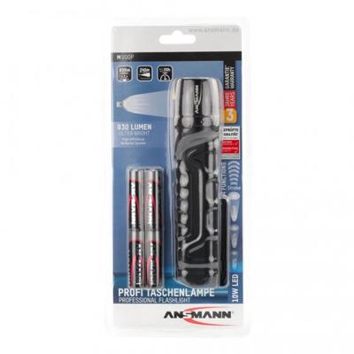 Ansmann M900P Zaklamp werkt op batterijen LED Met handlus 930 lm 20 h 187 g