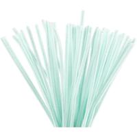 Creativ Company Chenille 6mm x 30cm licht turquoise - 50st. - thumbnail