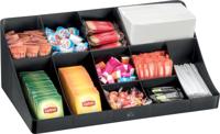 Organisatie element voor de koffiehoek of keuken, 11 compartimenten, kleur zwart - thumbnail