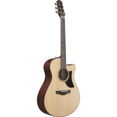 Ibanez AAM700CE Platinum Collection Natural High Gloss elektrisch-akoestische westerngitaar met hardshell case - thumbnail