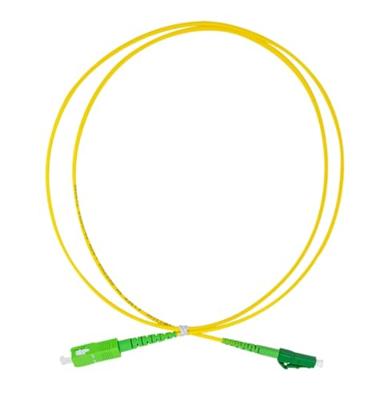 LogiLink FPSLS10 Glasvezel Optische vezel Aansluitkabel 10 m Geel [1x SC APC-stekker - 1x LC APC-stekker] 9/125 µ Singlemode