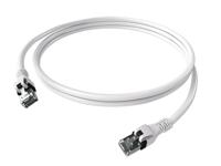 EasyLan DualBoot PushPull IP20 patchkabel, Cat.6A (Klasse EA), S/FTP, wit, 2 m - thumbnail