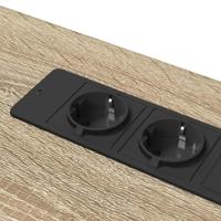 Bureau met plank Sonoma eiken 100 x 50 x 86.5 cm Bewerkt hout - thumbnail