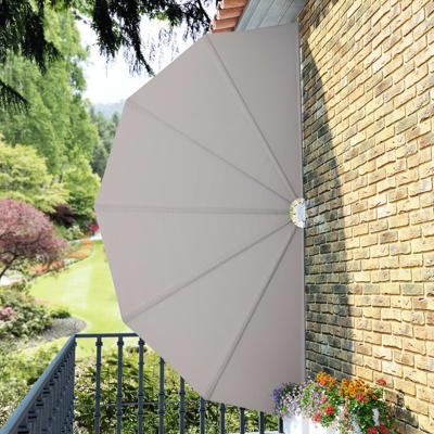 VidaXL Terrasscherm inklapbaar 200 cm crème VidaXL Terrasscherm inklapbaar 200 cm crème