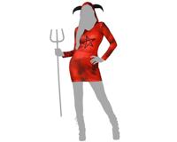 Kostuums voor Volwassenen Demoness M/L - thumbnail