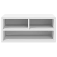 Printerkastje 49x40x22,5 cm bewerkt hout wit - thumbnail