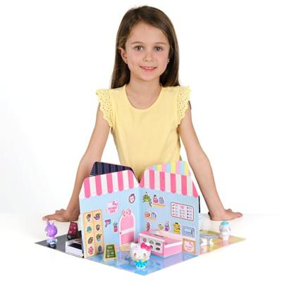 Hello Kitty and Friends Mini figure Sticker House Hello Kitty Flower Café