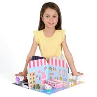 Hello Kitty and Friends Mini figure Sticker House Hello Kitty Flower Café - thumbnail