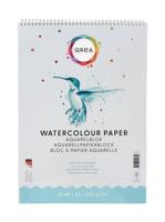 Aquarelblok qrea a3 20vel 200gr spiraal | 5 stuks - thumbnail