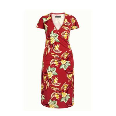 King Louie jurk Topanga met all over print rood King Louie jurk Topanga met all over print rood