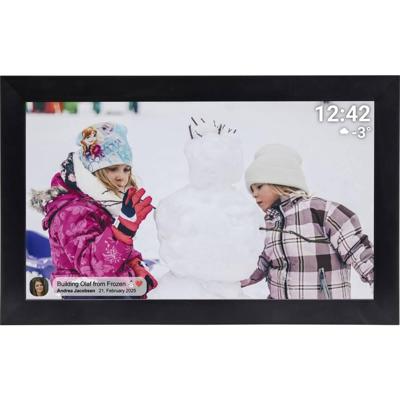 Denver PFF-1504B Digitale fotolijst 39.6 cm 15.6 inch Energielabel: B (A - G) 1920 x 1080 Pixel 32 GB Zwart